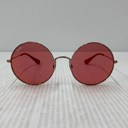 【中古品】【メンズ/レディース】 RAY-BAN レイバン RB3592 JA-JO SUNGLASSES ジャジョ サングラス 203-260927-kh-05-izu サイズ：55□20-145 カラー：ピンクゴールド系×レッド 万代Net店