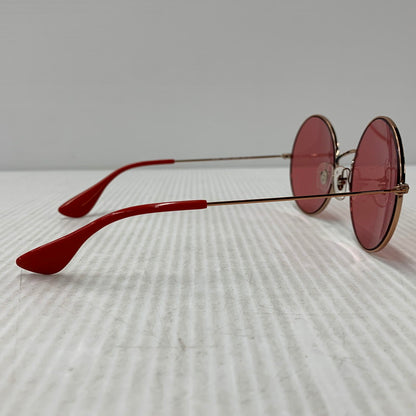 【中古品】【メンズ/レディース】 RAY-BAN レイバン RB3592 JA-JO SUNGLASSES ジャジョ サングラス 203-260927-kh-05-izu サイズ：55□20-145 カラー：ピンクゴールド系×レッド 万代Net店