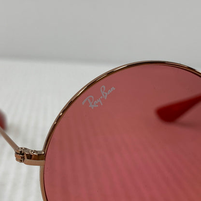 【中古品】【メンズ/レディース】 RAY-BAN レイバン RB3592 JA-JO SUNGLASSES ジャジョ サングラス 203-260927-kh-05-izu サイズ：55□20-145 カラー：ピンクゴールド系×レッド 万代Net店