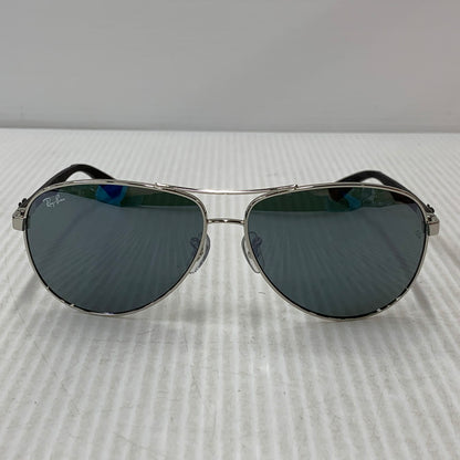 【中古品】【メンズ/レディース】 RAY-BAN レイバン RB8313 CARBON FIBRE SUNGLASSES カーボン ファイバー サングラス 203-260927-kh-03-izu サイズ：61□13-140 カラー：シルバー×ブラック 万代Net店