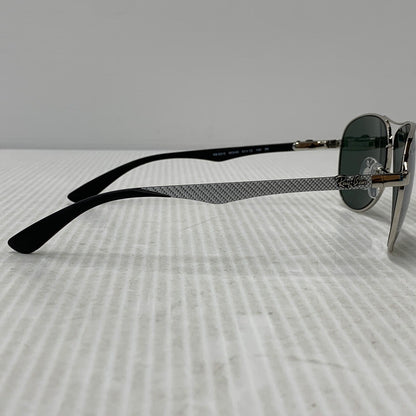 【中古品】【メンズ/レディース】 RAY-BAN レイバン RB8313 CARBON FIBRE SUNGLASSES カーボン ファイバー サングラス 203-260927-kh-03-izu サイズ：61□13-140 カラー：シルバー×ブラック 万代Net店