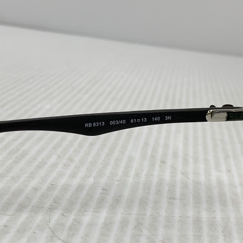 【中古品】【メンズ/レディース】 RAY-BAN レイバン RB8313 CARBON FIBRE SUNGLASSES カーボン ファイバー サングラス 203-260927-kh-03-izu サイズ：61□13-140 カラー：シルバー×ブラック 万代Net店