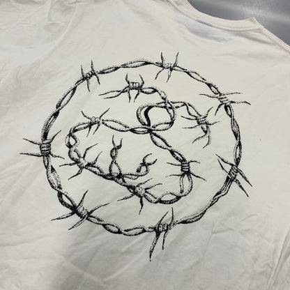 【中古品】【メンズ】 STUSSY ステューシー BARB TEE バブ Tシャツ 半袖 142-261004-sm-10-izu サイズ：XL カラー：ホワイト 万代Net店