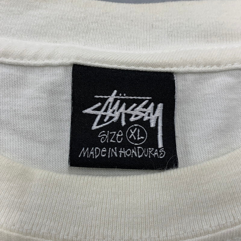 【中古品】【メンズ】 STUSSY ステューシー BARB TEE バブ Tシャツ 半袖 142-261004-sm-10-izu サイズ：XL カラー：ホワイト 万代Net店