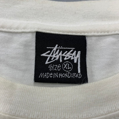 【中古品】【メンズ】 STUSSY ステューシー BARB TEE バブ Tシャツ 半袖 142-261004-sm-10-izu サイズ：XL カラー：ホワイト 万代Net店