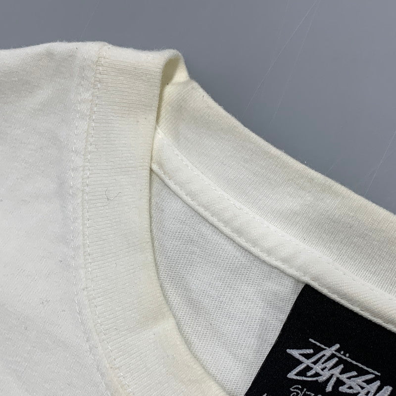 【中古品】【メンズ】 STUSSY ステューシー BARB TEE バブ Tシャツ 半袖 142-261004-sm-10-izu サイズ：XL カラー：ホワイト 万代Net店