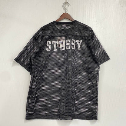 【中古品】【メンズ】 STUSSY ステューシー MESH SS TEE メッシュ ショートスリープ Tシャツ トップス 半袖 142-261003-ya-11-izu サイズ：XL カラー：ブラック 万代Net店