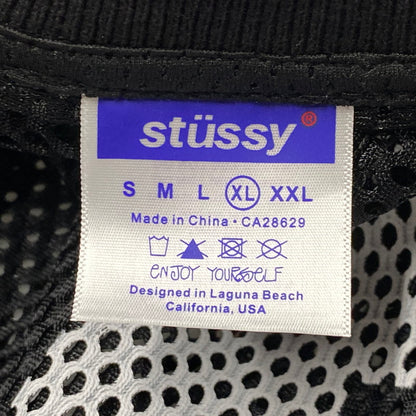 【中古品】【メンズ】 STUSSY ステューシー MESH SS TEE メッシュ ショートスリープ Tシャツ トップス 半袖 142-261003-ya-11-izu サイズ：XL カラー：ブラック 万代Net店