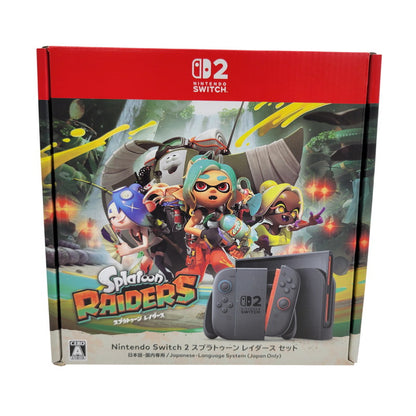 【中古美品】 【未使用】【ゲーム】Nintendo Switch 2 スプラトゥーン レイダース セット (日本語・国内専用) BEE-S-KB6PE(JPN) 任天堂 ニンテンドースイッチ2 本体 035-261018-as-02-izu 万代Net店