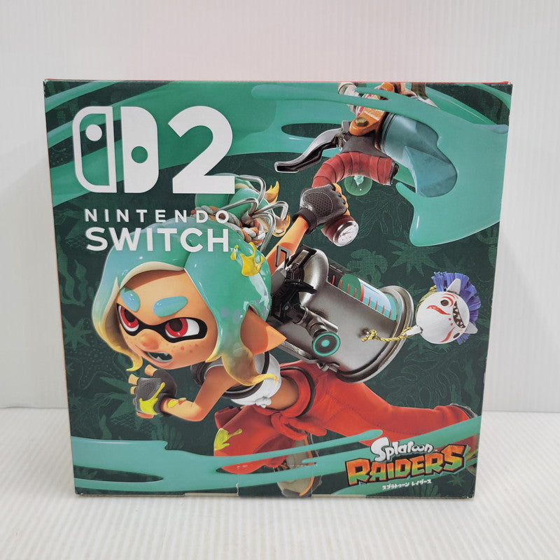 【中古美品】 【未使用】【ゲーム】Nintendo Switch 2 スプラトゥーン レイダース セット (日本語・国内専用) BEE-S-KB6PE(JPN) 任天堂 ニンテンドースイッチ2 本体 035-261018-as-02-izu 万代Net店