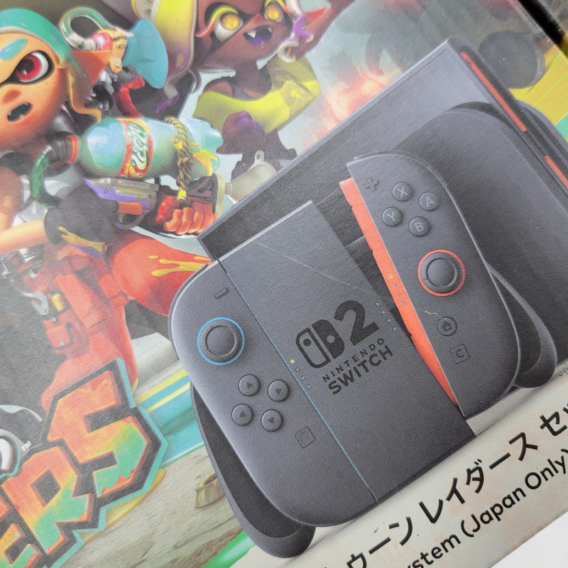 【中古美品】 【未使用】【ゲーム】Nintendo Switch 2 スプラトゥーン レイダース セット (日本語・国内専用) BEE-S-KB6PE(JPN) 任天堂 ニンテンドースイッチ2 本体 035-261018-as-02-izu 万代Net店