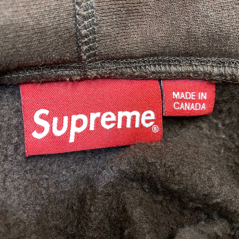 【中古品】【メンズ】 SUPREME シュプリーム 22AW CAPITAL HOODED SWEATSHIRT キャピタル フーデッド スウェットシャツ トップス 長袖 149-260926-cs-10-izu サイズ：L カラー：ブラウン 万代Net店