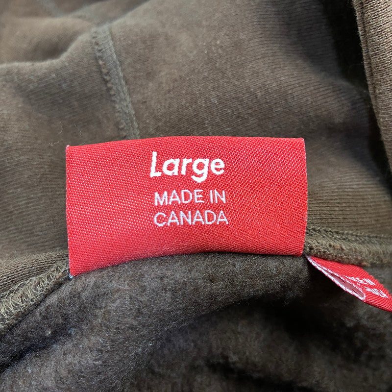 【中古品】【メンズ】 SUPREME シュプリーム 22AW CAPITAL HOODED SWEATSHIRT キャピタル フーデッド スウェットシャツ トップス 長袖 149-260926-cs-10-izu サイズ：L カラー：ブラウン 万代Net店