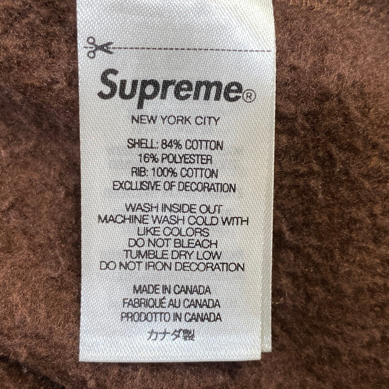 【中古品】【メンズ】 SUPREME シュプリーム 22AW CAPITAL HOODED SWEATSHIRT キャピタル フーデッド スウェットシャツ トップス 長袖 149-260926-cs-10-izu サイズ：L カラー：ブラウン 万代Net店