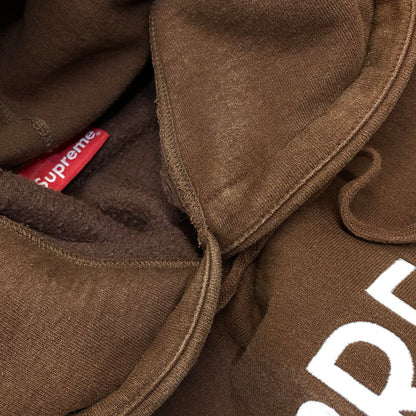 【中古品】【メンズ】 SUPREME シュプリーム 22AW CAPITAL HOODED SWEATSHIRT キャピタル フーデッド スウェットシャツ トップス 長袖 149-260926-cs-10-izu サイズ：L カラー：ブラウン 万代Net店