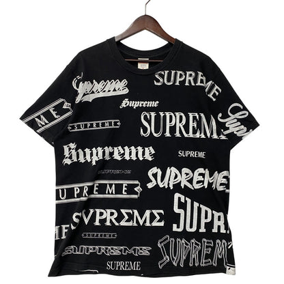 【中古品】【メンズ】 SUPREME シュプリーム MULTI LOGO TEE マルチ ロゴ Tシャツ トップス 半袖 149-261003-yn-01-izu サイズ：M カラー：ブラック 万代Net店
