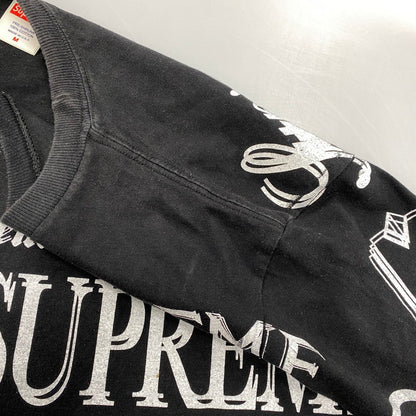 【中古品】【メンズ】 SUPREME シュプリーム MULTI LOGO TEE マルチ ロゴ Tシャツ トップス 半袖 149-261003-yn-01-izu サイズ：M カラー：ブラック 万代Net店