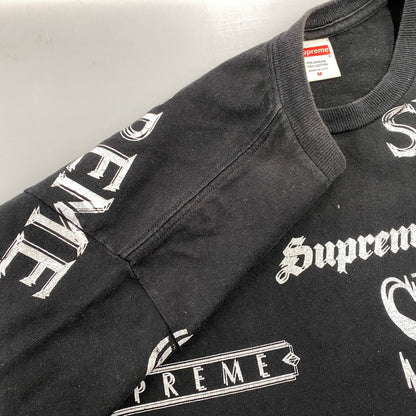 【中古品】【メンズ】 SUPREME シュプリーム MULTI LOGO TEE マルチ ロゴ Tシャツ トップス 半袖 149-261003-yn-01-izu サイズ：M カラー：ブラック 万代Net店