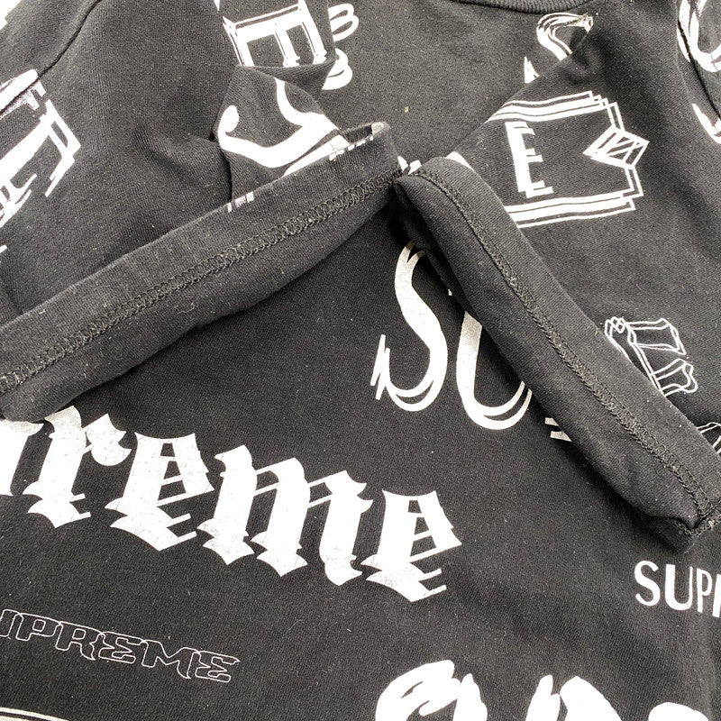 【中古品】【メンズ】 SUPREME シュプリーム MULTI LOGO TEE マルチ ロゴ Tシャツ トップス 半袖 149-261003-yn-01-izu サイズ：M カラー：ブラック 万代Net店