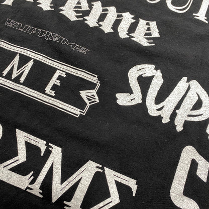 【中古品】【メンズ】 SUPREME シュプリーム MULTI LOGO TEE マルチ ロゴ Tシャツ トップス 半袖 149-261003-yn-01-izu サイズ：M カラー：ブラック 万代Net店