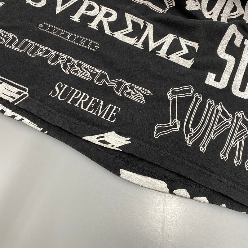 【中古品】【メンズ】 SUPREME シュプリーム MULTI LOGO TEE マルチ ロゴ Tシャツ トップス 半袖 149-261003-yn-01-izu サイズ：M カラー：ブラック 万代Net店