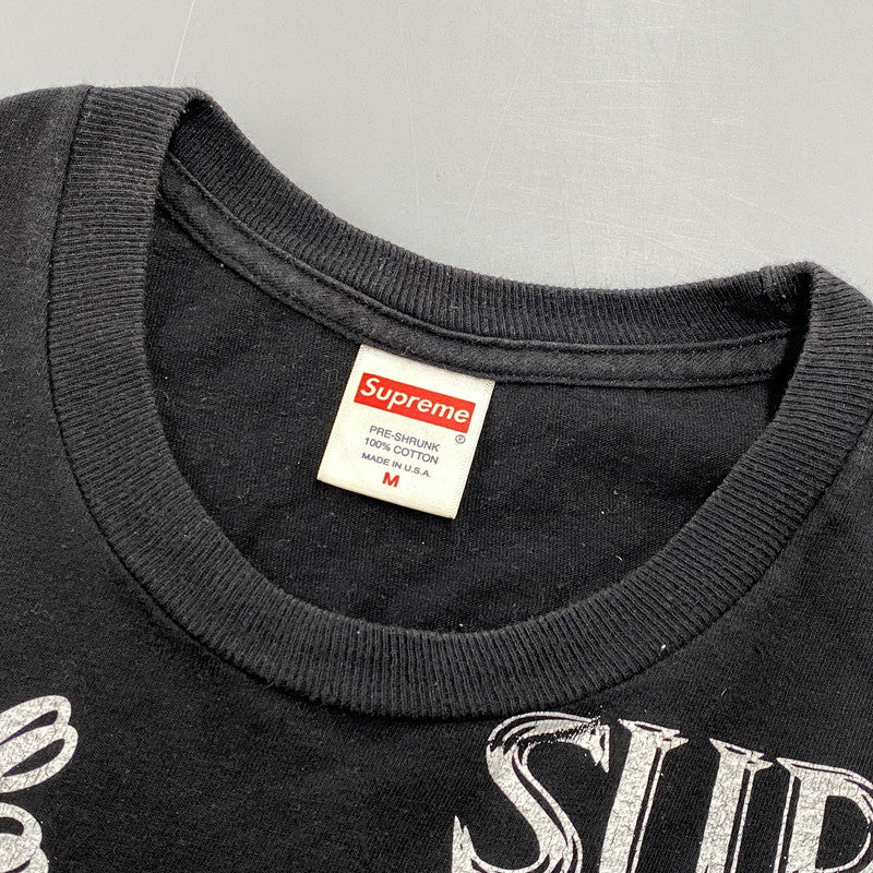 【中古品】【メンズ】 SUPREME シュプリーム MULTI LOGO TEE マルチ ロゴ Tシャツ トップス 半袖 149-261003-yn-01-izu サイズ：M カラー：ブラック 万代Net店