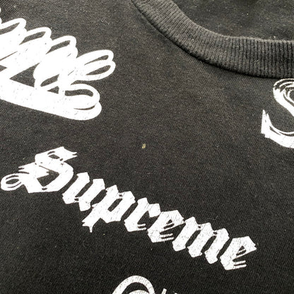 【中古品】【メンズ】 SUPREME シュプリーム MULTI LOGO TEE マルチ ロゴ Tシャツ トップス 半袖 149-261003-yn-01-izu サイズ：M カラー：ブラック 万代Net店