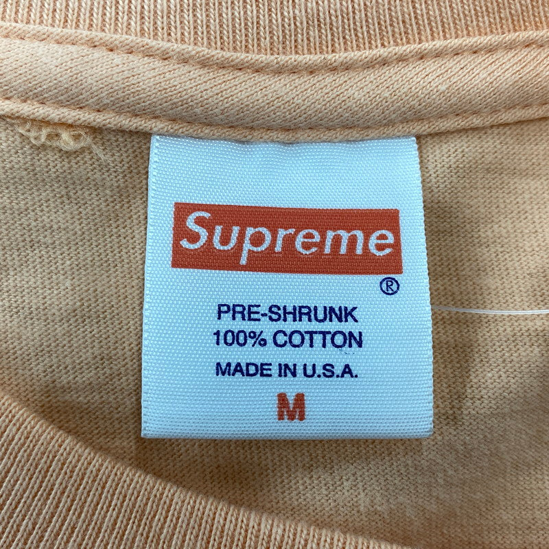 【中古品】【メンズ】 SUPREME シュプリーム BURROUGHS TEE バロウズ Tシャツ トップス 半袖 149-261003-yn-02-izu サイズ：M カラー：ピーチ 万代Net店