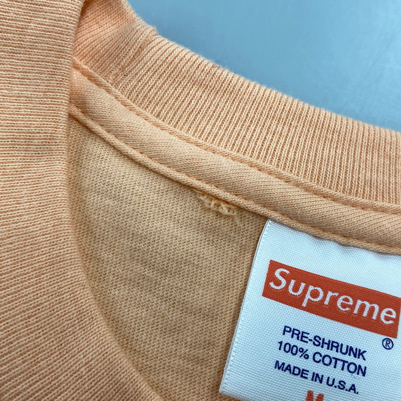 【中古品】【メンズ】 SUPREME シュプリーム BURROUGHS TEE バロウズ Tシャツ トップス 半袖 149-261003-yn-02-izu サイズ：M カラー：ピーチ 万代Net店
