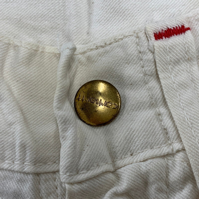 【中古品】【メンズ】 CARHARTT カーハート USA製 PAINTER PANTS ペインター パンツ ボトムス 157-261001-kh-02-izu サイズ：28×34 カラー：ホワイト 万代Net店