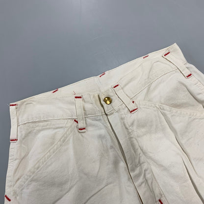 【中古品】【メンズ】 CARHARTT カーハート USA製 PAINTER PANTS ペインター パンツ ボトムス 157-261001-kh-02-izu サイズ：28×34 カラー：ホワイト 万代Net店