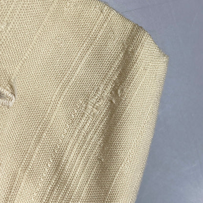 【中古品】【メンズ】 LA PALETTE ラ パレット 50-60S OPEN COLLAR LS SHIRT オープン カラー ロングスリーブ シャツ トップス 長袖 146-261003-ya-17-izu サイズ：下記参照 カラー：クリーム 万代Net店