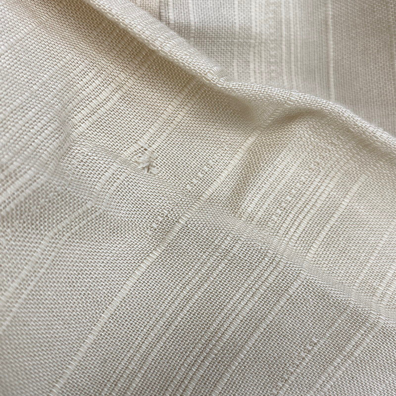 【中古品】【メンズ】 LA PALETTE ラ パレット 50-60S OPEN COLLAR LS SHIRT オープン カラー ロングスリーブ シャツ トップス 長袖 146-261003-ya-17-izu サイズ：下記参照 カラー：クリーム 万代Net店