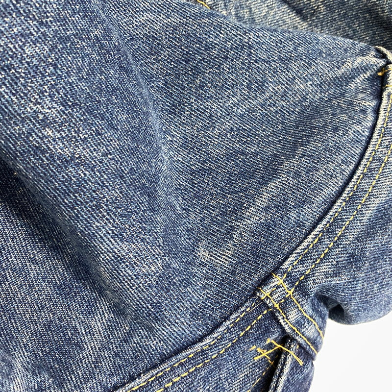 【中古品】【メンズ】 LEE リー PATD-153438 220-2647 USA製 80S DENIM JACKET デニム ジャケット アウター 146-261003-ya-16-izu サイズ：38R カラー：インディゴ 万代Net店