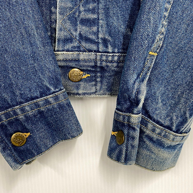 【中古品】【メンズ】 LEE リー PATD-153438 220-2647 USA製 80S DENIM JACKET デニム ジャケット アウター 146-261003-ya-16-izu サイズ：38R カラー：インディゴ 万代Net店