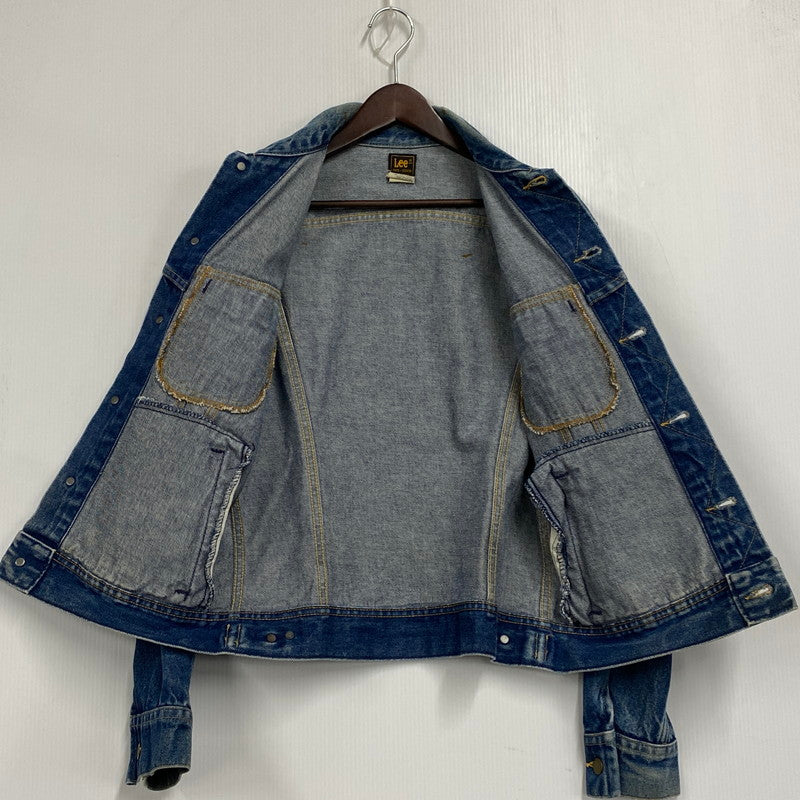 【中古品】【メンズ】 LEE リー PATD-153438 220-2647 USA製 80S DENIM JACKET デニム ジャケット アウター 146-261003-ya-16-izu サイズ：38R カラー：インディゴ 万代Net店
