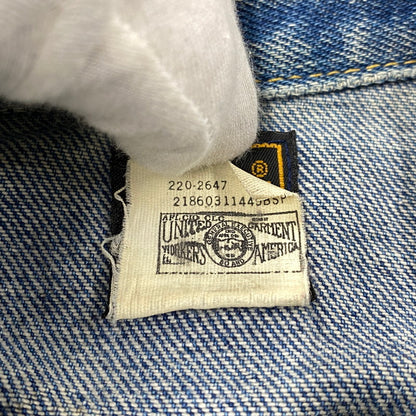 【中古品】【メンズ】 LEE リー PATD-153438 220-2647 USA製 80S DENIM JACKET デニム ジャケット アウター 146-261003-ya-16-izu サイズ：38R カラー：インディゴ 万代Net店