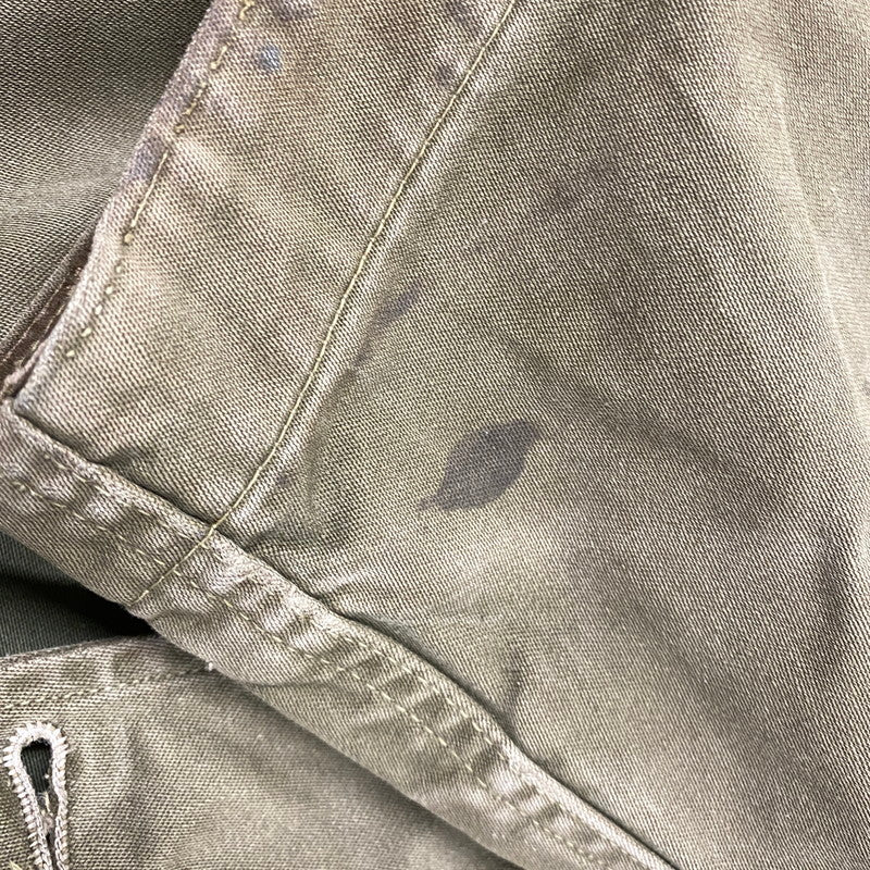 【現状渡し品】【メンズ】 MONTANA CLOTH-DUXBAK- モンタナ クロス ダックスバック 40-50S CORDUROY COLLAR HUNTING JACKET コーデュロイ カラー ハンティング ジャケット アウター 146-261003-ya-02-izu サイズ：40 カラー：カーキ 万代Net店