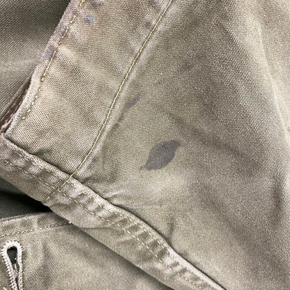 【現状渡し品】【メンズ】 MONTANA CLOTH-DUXBAK- モンタナ クロス ダックスバック 40-50S CORDUROY COLLAR HUNTING JACKET コーデュロイ カラー ハンティング ジャケット アウター 146-261003-ya-02-izu サイズ：40 カラー：カーキ 万代Net店