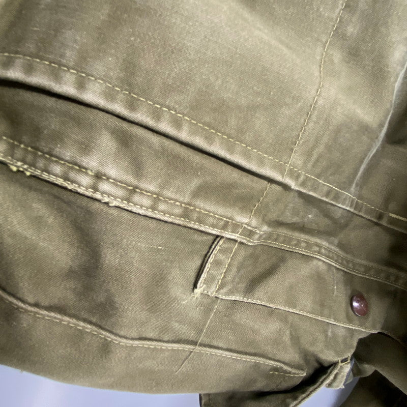 【現状渡し品】【メンズ】 MONTANA CLOTH-DUXBAK- モンタナ クロス ダックスバック 40-50S CORDUROY COLLAR HUNTING JACKET コーデュロイ カラー ハンティング ジャケット アウター 146-261003-ya-02-izu サイズ：40 カラー：カーキ 万代Net店