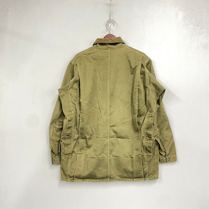 【現状渡し品】【メンズ】 MONTANA CLOTH-DUXBAK- モンタナ クロス ダックスバック 40-50S CORDUROY COLLAR HUNTING JACKET コーデュロイ カラー ハンティング ジャケット アウター 146-261003-ya-02-izu サイズ：40 カラー：カーキ 万代Net店