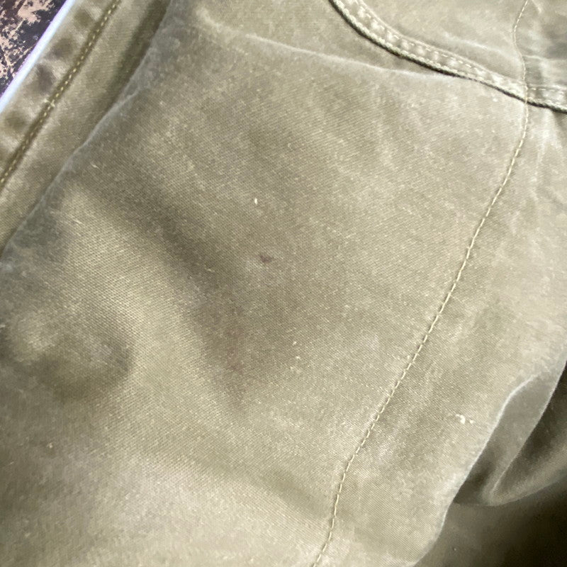【現状渡し品】【メンズ】 MONTANA CLOTH-DUXBAK- モンタナ クロス ダックスバック 40-50S CORDUROY COLLAR HUNTING JACKET コーデュロイ カラー ハンティング ジャケット アウター 146-261003-ya-02-izu サイズ：40 カラー：カーキ 万代Net店