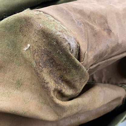 【現状渡し品】【メンズ】 MONTANA CLOTH-DUXBAK- モンタナ クロス ダックスバック 40-50S CORDUROY COLLAR HUNTING JACKET コーデュロイ カラー ハンティング ジャケット アウター 146-261003-ya-02-izu サイズ：40 カラー：カーキ 万代Net店