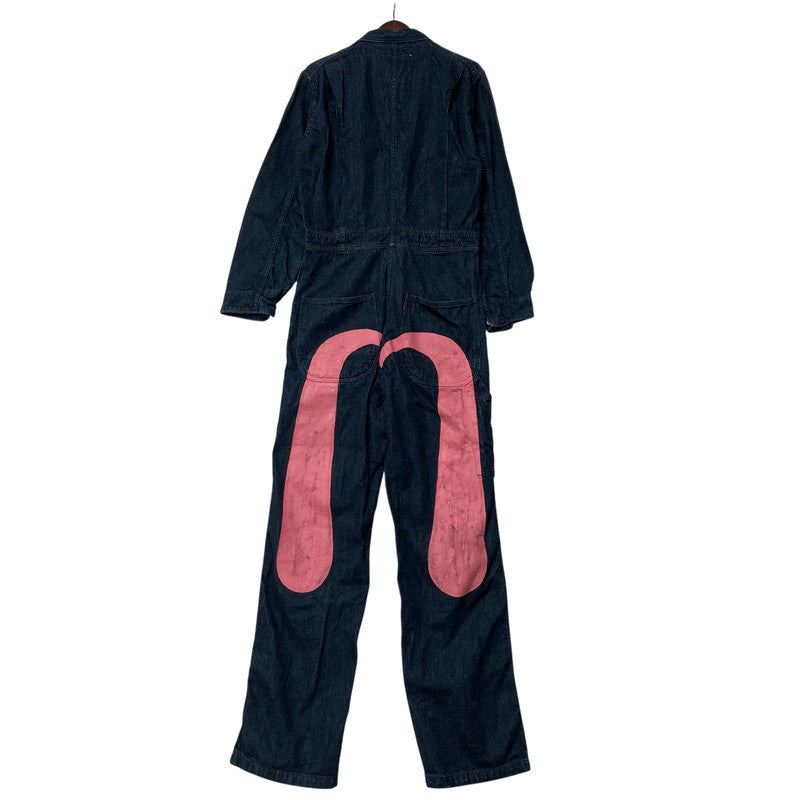 【中古品】【メンズ】 EVISU エヴィス LOT.1200 ビッグカモメ ALL-IN-ONE オールインワン つなぎ 156-261001-kh-14-izu サイズ：38 カラー：インディゴ 万代Net店