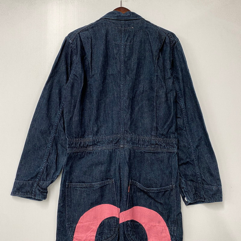 【中古品】【メンズ】 EVISU エヴィス LOT.1200 ビッグカモメ ALL-IN-ONE オールインワン つなぎ 156-261001-kh-14-izu サイズ：38 カラー：インディゴ 万代Net店