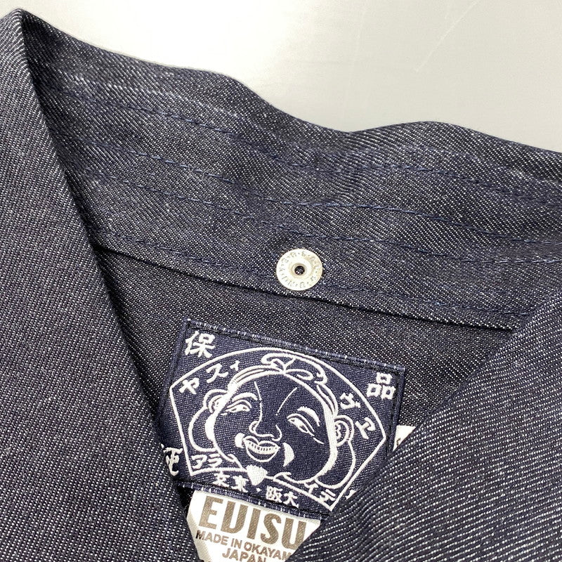 【中古品】【メンズ】 EVISU エヴィス DENIM SHIRT デニム シャツ 145-261003-ya-15-izu サイズ：46 カラー：ダークネイビー 万代Net店