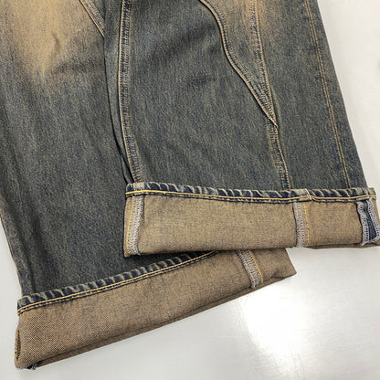 【中古品】【レディース】 SLY スライ 030JSR11-3511-1 J W SWITCHING STRAIGHT PANT スウィッチング ストレート パンツ ボトムス ズボン 168-261001-cs-01-izu カラー：インディゴ 万代Net店