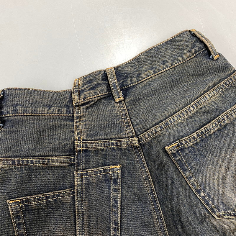 【中古品】【レディース】 SLY スライ 030JSR11-3511-1 J W SWITCHING STRAIGHT PANT スウィッチング ストレート パンツ ボトムス ズボン 168-261001-cs-01-izu カラー：インディゴ 万代Net店