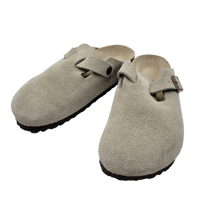 【中古品】【レディース】 BIRKENSTOCK ビルケンシュトック BOSTON SANDAL "SUEDE" ボストン サンダル シューズ 靴 167-260928-ay-04-izu サイズ：23cm カラー：ベージュ 万代Net店