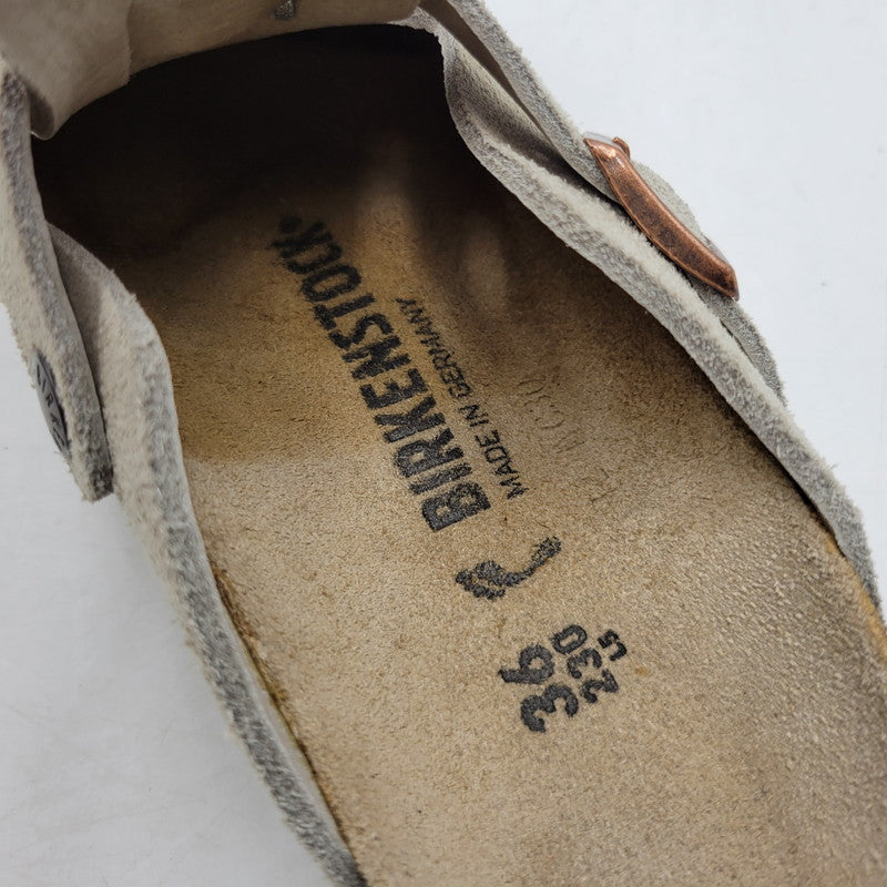 【中古品】【レディース】 BIRKENSTOCK ビルケンシュトック BOSTON SANDAL "SUEDE" ボストン サンダル シューズ 靴 167-260928-ay-04-izu サイズ：23cm カラー：ベージュ 万代Net店